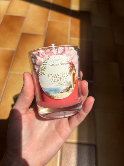 SAVE ME | Bougie « ÉVASION CERISE »