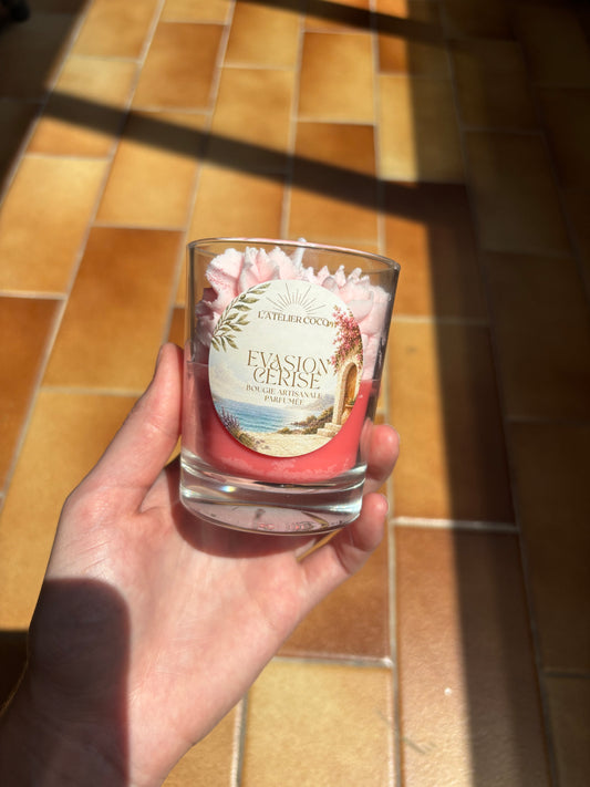 SAVE ME | Bougie "EVASION CERISE"